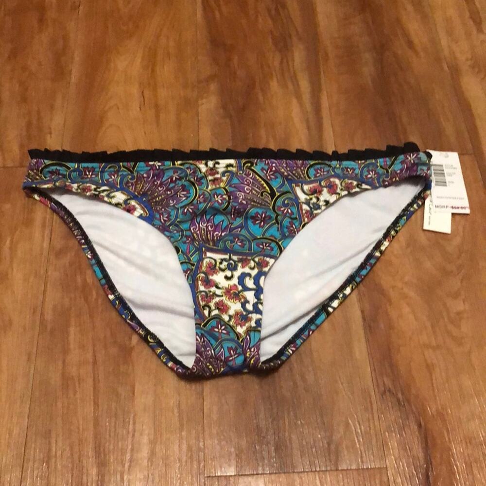 Kenneth Cole Multicolored Bikini Bottom Size XL